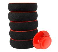 Mikinona Almohadillas Amortiguadoras de Esponja para Pulir Coche, Aplicador de Cera Seguro y Uniforme, Set de Esponjas para Limpieza y Pulimento de Automóviles