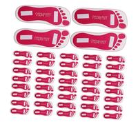 Mikinona Almohadillas Bronceadoras Adhesivas Para Pies Desechables 25 Pares Tamaño Único Antideslizantes Para Protección En Salones y Autobronceado Corporal