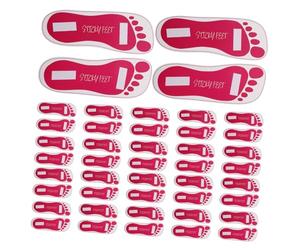 Mikinona Almohadillas Bronceadoras Adhesivas Para Pies Desechables 25 Pares Tamaño Único Antideslizantes Para Protección En Salones y Autobronceado Corporal