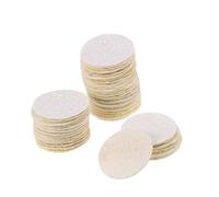 Mikinona Almohadillas Desmaquillantes y Esponjas Exfoliantes De Lufa 50 Unidades Tamaño Mediano Reutilizables Para Piel Sensible Uso Facial y Corporal Ecológicas