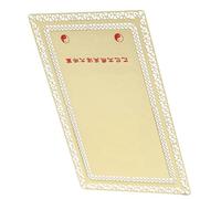 Mikinona Amuleto de Tarjeta de Cobre Protección Duradera para Negocios y Celebraciones Festivas Tarjeta Tai Estilo Chino Buena Fortuna y Seguridad