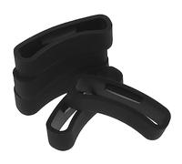 Mikinona Anillos de Hebilla Anticaída para Correa de Reloj Deportivo, Soporte de Aro de Goma, 5 Piezas, Unisex, Negro, Recambio para Pulsera Inteligente Deportiva