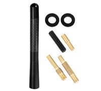 Mikinona Antena para Coche de Techo Corta Carbono y Aluminio Compatible con Múltiples Modelos Fácil Instalación sin Herramientas Robusta y Ligera Accesorio Exterior Automotriz Negro