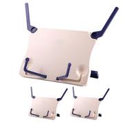 Mikinona Atril de escritorio de 3 piezas: soporte de libros de escritorio para leer, soporte plegable de sobremesa para partituras y libros para aulas, salas de práctica y viajes.