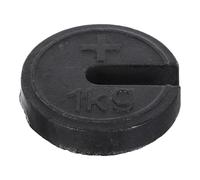 Mikinona Báscula Industrial de Hierro 1 Kg Peso Ranurado y Gancho para Tracción Ortopédica, Juego de Pesas de Calibración para Equipos Médicos de Tracción Profesional