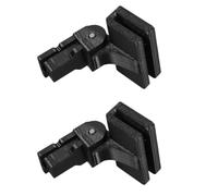 Mikinona Bisagra del Plato Giratorio, reemplazo de bisagra de Audio, 2pcs, plástico Negro, para Tocadiscos de Vinilo y Tapa Antipolvo, Compatible con Kenwood KD291R, protección contra
