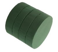 Mikinona Bloques de Espuma Floral Redonda Verde Material de Barro que Mantiene y Permite Insertar Tallos Fácilmente 4 Piezas para Arreglos de Flores