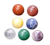 Mikinona Bolas De Piedra De Cristal Redonda Decoración Delicada para Mesa Colección De Piedras De Cristal Multifunción Decorativa para Obras De Arte