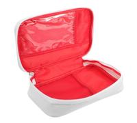 Mikinona Bolsa de Primeros Auxilios de Viaje Grande de Tela Oxford de Color Claro, Botiquín Portátil Multiusos para Senderismo, Camping y Uso Doméstico, Organizador Resistente Cremallera