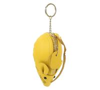 Mikinona Bolsa para Monedas Monedero de Dibujos Animados y Flexible Material Sintético Pequeño Tamaño para Mujer Uso Diario Color Amarillo Limón