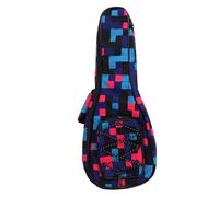 Mikinona Bolsa Para Ukulele De Diseño De Cuadro Mochila De Doble Para Almacenamiento De Instrumentos Funda De Oxford Resistente y Espaciosa Para Accesorios De Ukelele