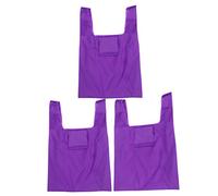 Mikinona Bolsas Compra Plegables 3 Pcs Capacidad Ecológicas Portátiles para Almacenamiento