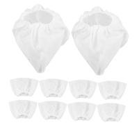 Mikinona Bolsas De Aspiradora Para Manicura 10 Unidades Filtro De Repuesto Para Colector De Bolsas De Succión Para Salón Bolsas De Limpieza De Uñas Con LED Recolección