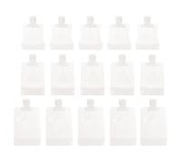 Mikinona Bolsas para Almacenar y Material Sub-pet de 30ml 50ml y 100ml Diseño Especial Lociones Recargables Fácil de Limpiar y Transportar 15 Piezas para Viaje