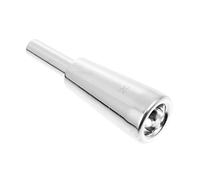 Mikinona boquilla de trompeta cuerno barítono boquilla trompeta pequeña instrumentos musicales boquilla para trompeta accesorio de trompeta Opcional Accesorios Pequeños altavoces plata