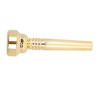 Mikinona Boquilla Trompeta Dorada De Latón Para Adultos y Principiantes Boquilla Metal Para Instrumentos Musicales Portátil y Resistente Diseño Único y Superficie Lisa Elegante