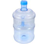 Mikinona Botella de Agua Transparente Portátil de 7.5l de Plástico para Camping y Senderismo, Contenedor Reutilizable para Agua Potable y Salada Varios estilos