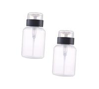 Mikinona Botellas Bomba Quitaesmalte 2 Pcs 210 Ml Botella de Almacenamiento de Diseño a Prueba de Fugas para