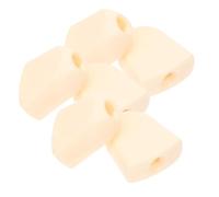 Mikinona Botones De Afinador Para Guitarra Eléctrica y Acústica, Juego De 6 Piezas De Acrílico Amarillo Claro, Mangos De Afinación Vintage Para Clavijas De Cuerdas, Accesorios Para Guitarra