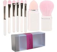 Mikinona Brochas De Maquillaje Pincel Para Sombras De Ojos y Pincel Cosmético Para Ojos Herramientas De Maquillaje Portátil Para Diario y Viajes Difuminador