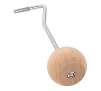Mikinona Cabeza De Martillo De Madera Para Bombo Accesorios De Control Dinámico Para Sesiones De Práctica Pedal De Batería