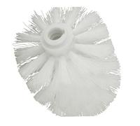 Mikinona Cabezal Recambio Escobilla WC Plástico Resistente Cerdas Firmes Blanco Compatible Mango Estándar Limpieza Baños