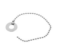 Mikinona Cadena para Platillos de Batería Aleación de Aluminio Rattler para Extensión y Prolongación de Sonido Fácil Instalación para Kit de Tambores Jazz Accesorios Duraderos Plata