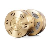 Mikinona Caja de Moxibustión de Cobre Puro Base y Tapa, Portátil Humo, Quemador de Moxa para Terapia Tradicional, Accesorios para Moxibustión en Adultos y Personas Mayores