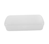 Mikinona Caja Esterilizadora para Herramientas de Manicura Estuche Transparente de Plástico con Bandeja Extraíble y Drenaje Almacenamiento Doble para Pinzas y Brochas de Uñas Profesional y