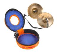 Mikinona Campana de Percusión Manual Tono Claro y Agudo de Cobre Estuche de Almacenamiento Incluido Diseño Delicado para Meditación y Mindfulness