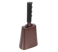 Mikinona campana de vaca campana de mano campana de ganado de granja campana anti-perdida animal matraca de cencerro football futebol foosball campana de caballo mini campanas Metal Brown