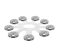 Mikinona Campana Para Platillos De Batería Accesorio De Percusión Para Adultos Partes De Platillos Para Presentaciones De Tambor De Metal Soporte De Pandereta De Batería