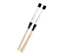 Mikinona Cepillo de Madera para Percusión Baquetas para Práctica de Batería Accesorio para Jazz y Ritmos para Caja y Bombo