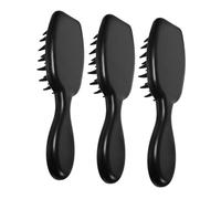 Mikinona Cepillo Exfoliante Para El Cuero Cabelludo, 3 Unidades, Para Limpieza Profunda, Champú, Masajeador De Cuero Cabelludo, Herramienta De Masaje Capilar, Cepillo De Ducha.