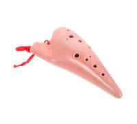 Mikinona Cerámica Ocarina Flauta C Instrumento Musical Tradicional Chino para Adultos y Principiantes con Estuche y Cancionero para Práctica y Enseñanza