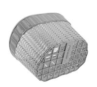 Mikinona Cesta Trasera para Motocicleta y Scooter Eléctrica, Cesta de Plástico Gris Tapa y Respaldo, Portaequipajes Resistente Intemperie para Compras y Desplazamientos Diarios, Accesorios