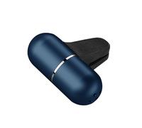 Mikinona Clip Ambientador De Aire Para Coche Forma De Cápsula Color Azul Elegante Difusor De Perfume Para Ventilación Elimina Olores y Refresca El Ambiente Viaje