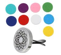 Mikinona Clip de Acero Inoxidable para Aromaterapia de Coche Ambientador Difusor Clip para Perfume de Coche Decoración para Coche Varios estilos