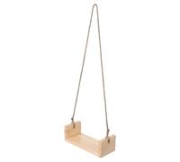 Mikinona Columpio para Fotografía de Recién Nacidos Columpio de Madera para Bebés Pequeño Asiento de Madera Natural Beige para Sesiones Fotográficas Interiores y Exteriores Accesorio