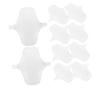 Mikinona Compresas Menstruales De Algodón 10 Unidades, Forro De Bragas Encaje 180 Mm, Lavable y Reutilizable 2-3 Veces, Protección Higiénica Femenina Para Uso Diario y Cómodo