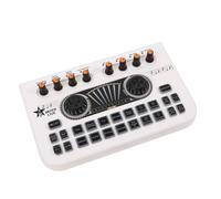 Mikinona Consola De Mezclas Digital Mezclador De Sonido Estéreo Mini Mezclador De Dj En Para Dj Equipo De Actuación De Voz