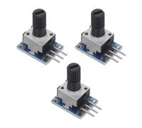 Mikinona Controlador de Motor sin escobillas ESC de Velocidad RC de 3 Piezas - Comprobador de Velocidad del Mecanismo de dirección para Ajuste de servo de helicóptero, Robot, avión y Coche RC