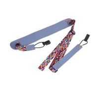 Mikinona Correa Para Ukelele De Cuero Clip Sin Taladrar y Gancho Doble j Ajustable Hombro Para Transporte