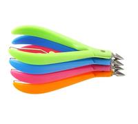 Mikinona Cortador de Cutículas Alicate de Manicura Portátil Herramienta Profesional Tamaño Pequeño para Manicura y Pedicura Uso Personal Mango Plástico Durable Color Aleatorio