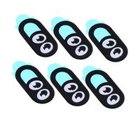 Mikinona Cubierta de Privacidad para Cámara Web y Portátil Ultradelgada Diseño de Ojos Adorables, 6 Piezas, Adhesiva, para Protección de Privacidad en Teléfonos y Tablets