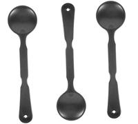 Mikinona Cubierta Ojos Profesional 3 Piezas Kit Oclusor Ocular Plástico Negro Mango Ergonómico Antideslizante para Examen Visual Optometría Cuidado Ocular