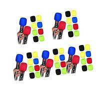 Mikinona Cubrir 50 Pcs De Micrófono Cubierta De Micrófono De Esponja Pequeño Micrófono Tapa Del Micrófono Guardia Estática Accesorios De Micrófono Parabrisas Cubre Tapa Blanda Popularidad