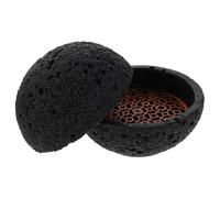 Mikinona Cuenco Decorativo Redondo de 125 CM Diseño de Asteroide Falso Tazón para Cocina Molecular Bandeja para Servir Sushi y Guarniciones Soporte para Condimentos Frío y Frutero