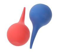Mikinona De Goma Para Limpieza De Oídos 2 Unidades 75 Ml Extractor Para Irrigación y Aspiración Herramienta Manual Para Lavado y Soplado Oídos Adulto Uso Doméstico y Viaje Azul y Rojo