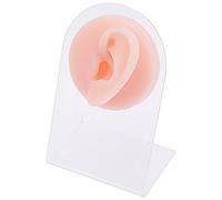 Mikinona De Oreja De Silicona Para Acupuntura Con Soporte Acrílico Expositor De Pendientes y Joyería Herramienta De Aprendizaje Realista Para Clínicas y Personal